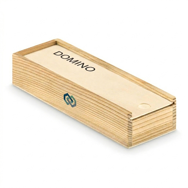 Wooden domino game